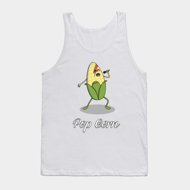 PopCorn Tank Top by Mongedraws